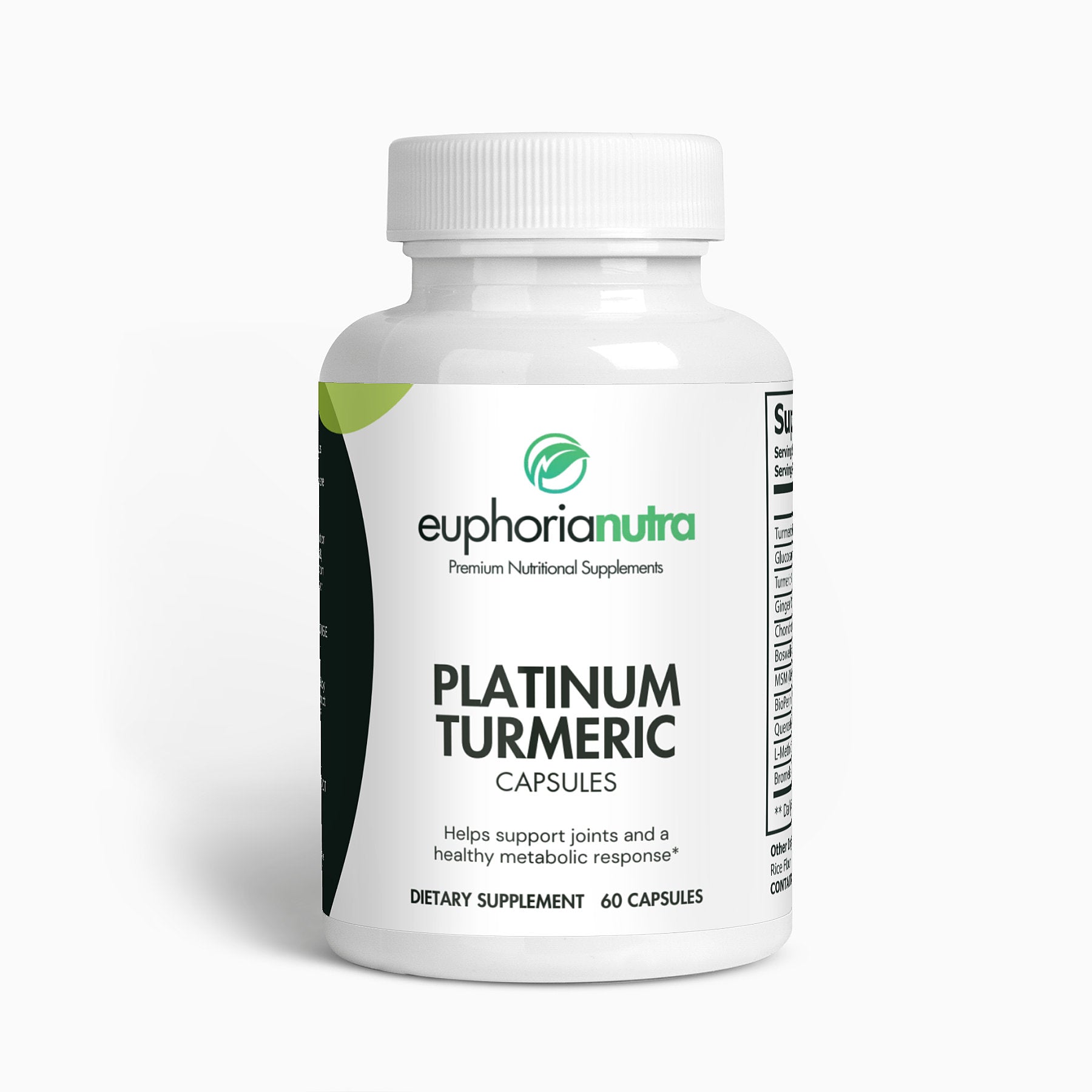 Platinum Turmeric Capsules - Advanced Blend for Optimal Wellness