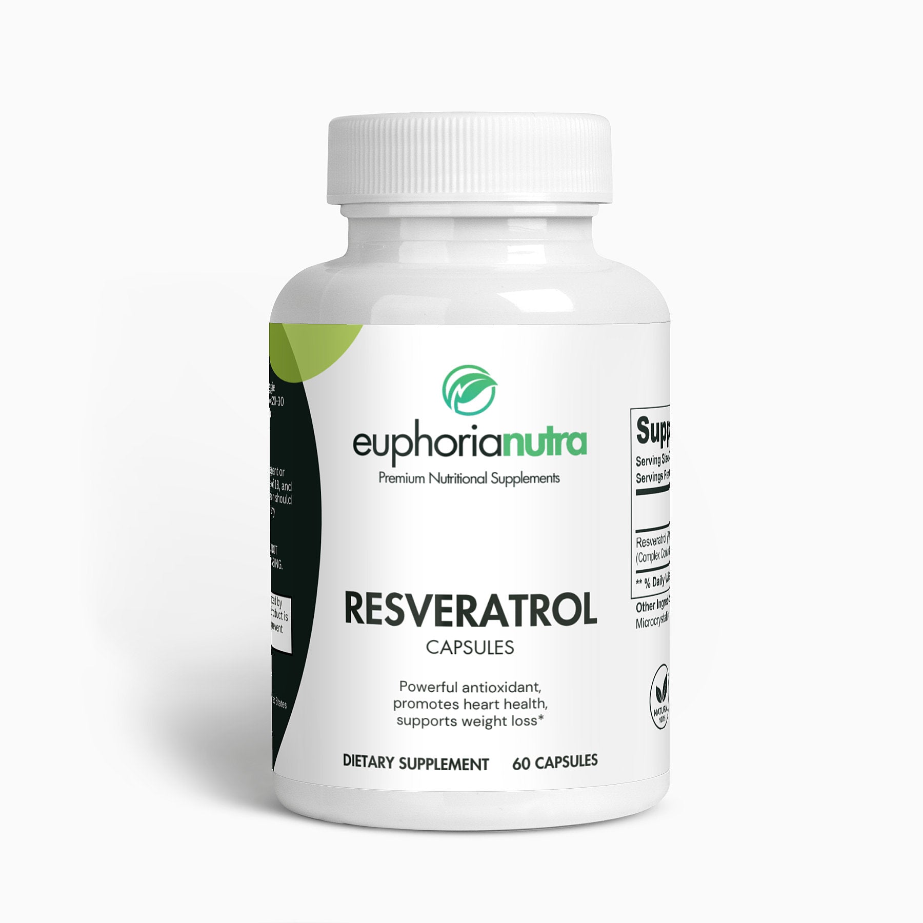 Resveratrol 50% 600 mg Capsules - Antioxidant-Rich Daily Supplement